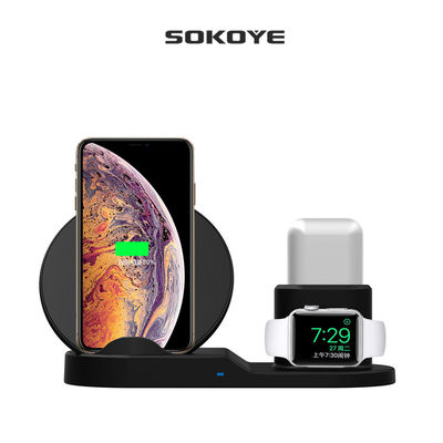 3 في 1 8 سم شاحن لاسلكي محمول لسلسلة Apple Watch