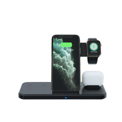 RoHs FCC 4 in 1 Fast Battery Bank Wireless Charging with Qc 3.0 Adapter