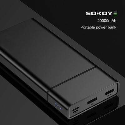 سعة عالية 20000 مللي أمبير 380 جرام حزمة بطارية USB مزدوجة