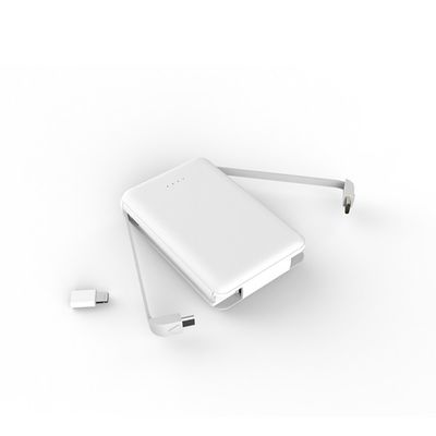 خلايا بوليمر DC 5V 2100mA 100mm بنك طاقة USB مزدوج