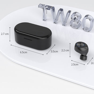 Fingerprint Touch TW80 55mAh سماعات بلوتوث مقاومة للتعرق