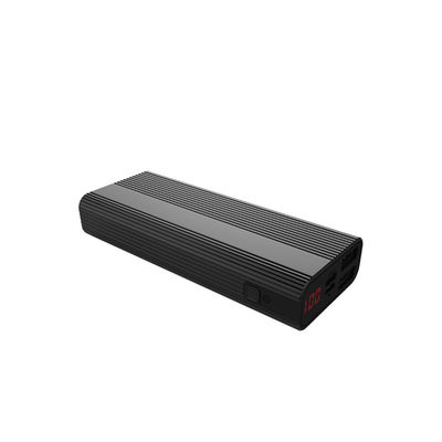 شاشة LCD معدنية 121 ملم بنك طاقة USB مزدوج