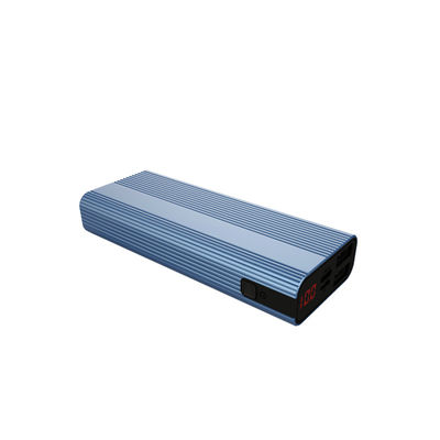 شاشة LCD معدنية 121 ملم بنك طاقة USB مزدوج