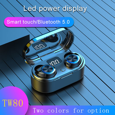 Touch Control TW80 سماعات بلوتوث لاسلكية صغيرة مع ميكروفون