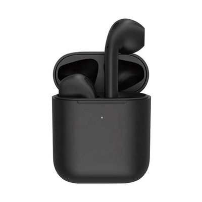 أسود I27 TWS 35mAh Airpods 2 سماعات أذن مع طلاء مطاطي
