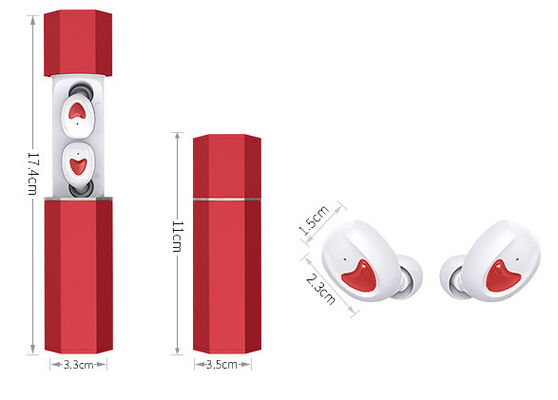 5Hrs Mini Tws Wireless Earphones غير مرئية سماعة رأس بخاصية البلوتوث لأجهزة iPhone الرياضية