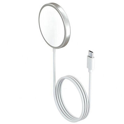 15W 3A شاحن لاسلكي محمول سريع شحن الوسادة مع كابل USB C.