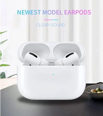 AirPods Pro IPX4 سماعات أذن لاسلكية خفيفة الوزن مع علبة شحن لاسلكية