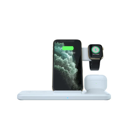 شاحن لاسلكي محمول سريع 15 وات Qi لساعة IPhone 11 XR X 8