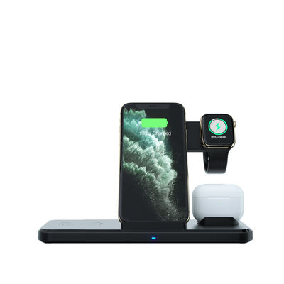 شاحن لاسلكي محمول سريع 15 وات Qi لساعة IPhone 11 XR X 8